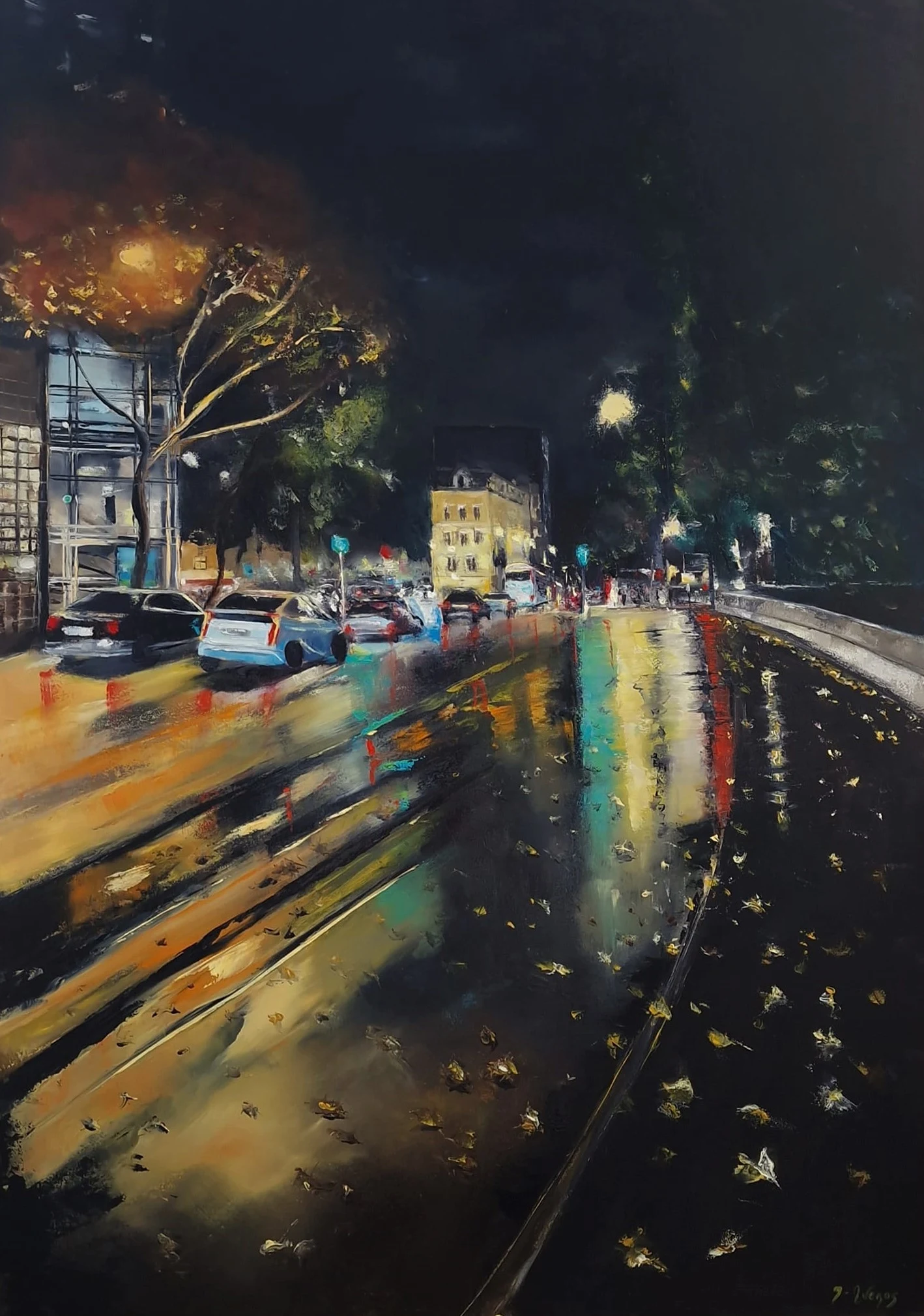 Peinture — Automne parisien