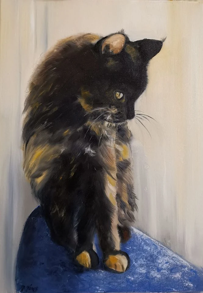 Peinture — Chat