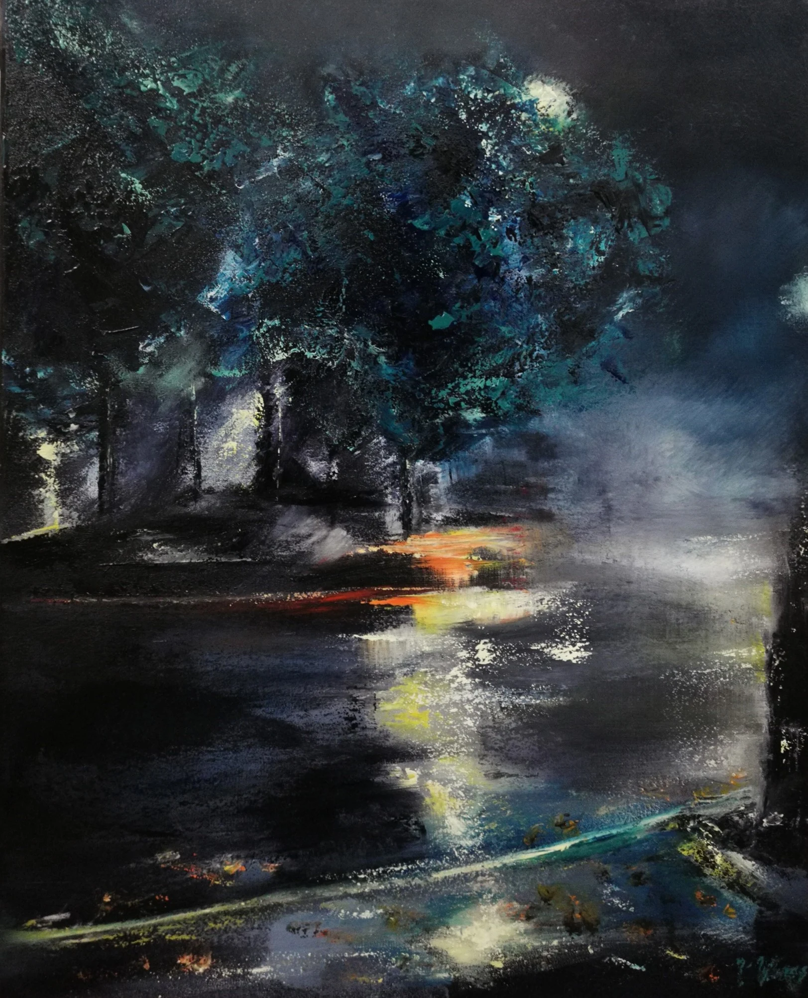 Peinture — Clair de nuit