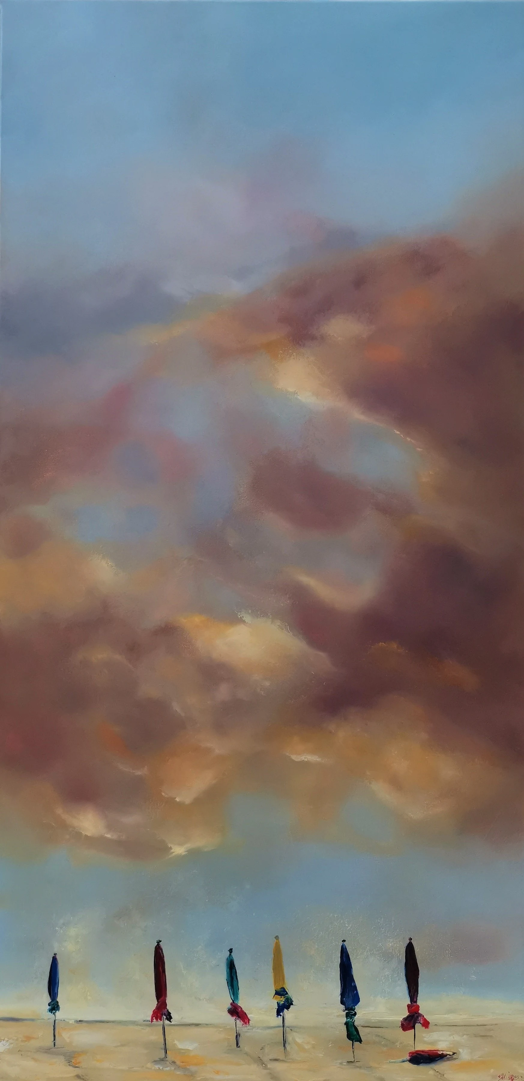 Peinture — Fin de journée