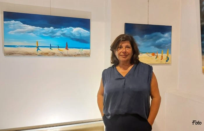 Muriel Averos, artiste peintre et professeure de peinture à l'huile