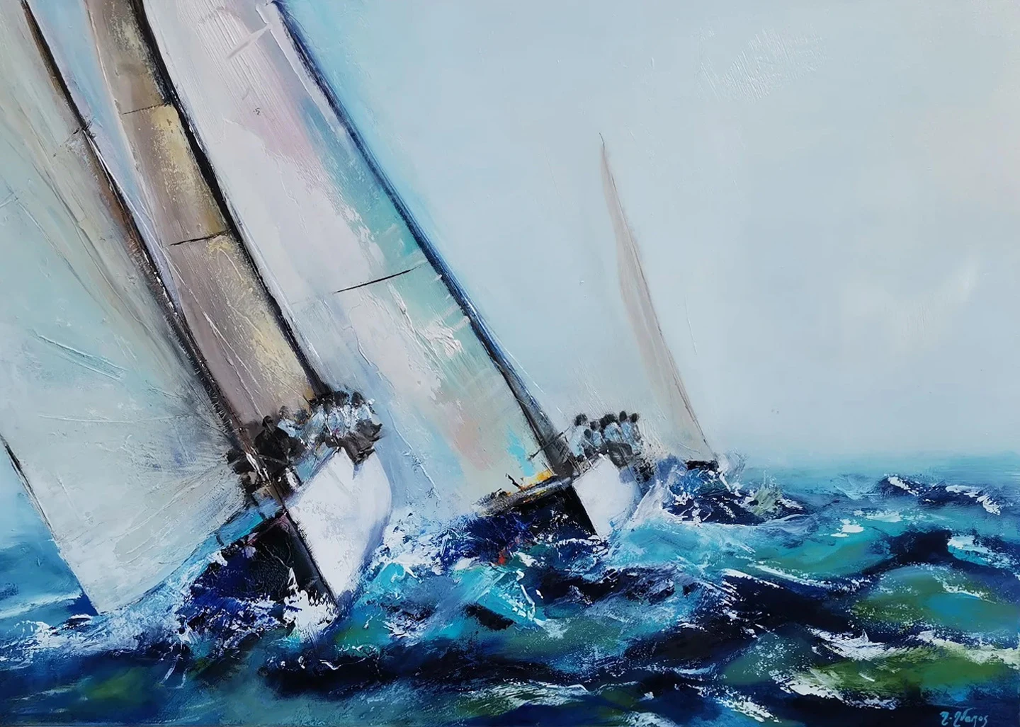 Peinture — Régates