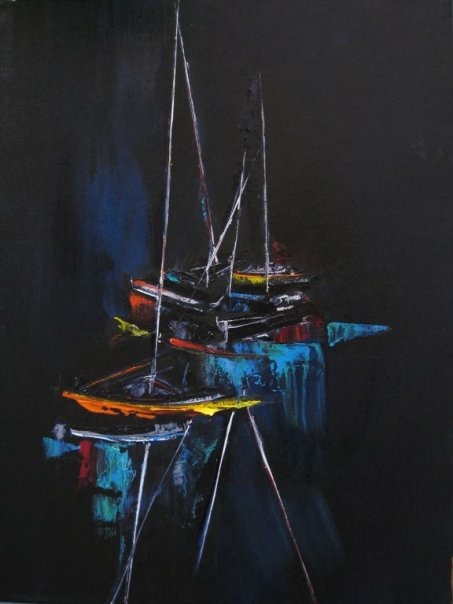 Muriel Averos, peinture à l'huile, 2007