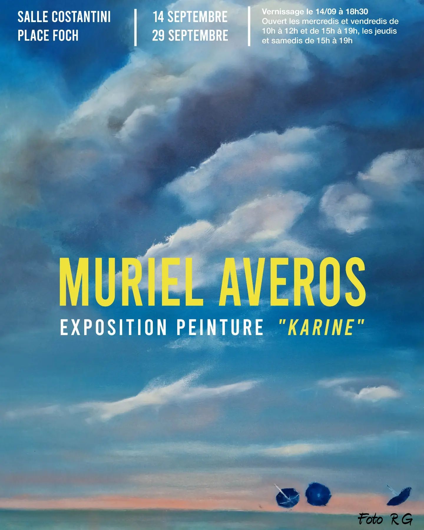 affiche Karine expo Costantini Muriel Averos 2023